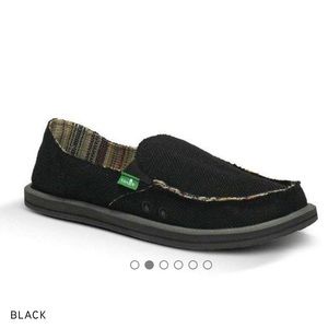 Black Donna hemp Sanuks Women’s 8